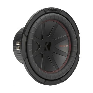Kicker 48CWR102 CompR 10" Subwoofer, DVC, 2-ohm - 1 of 4