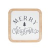 Festive Christmas Word Plaques MDF Fir Wood 5 Inch Decor Set by Melrose - 3 of 3