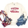Simply Sage Market Women's Coffee Is My Valentine Long Sleeve Garment Dyed Tee - 2 of 2