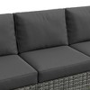 Resenkos Patio Furniture Set, Outdoor Sectional Furniture, PE Rattan, Gray - 3 of 4