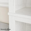 71" Tall Bookcase w/Adjustable Shelves & 31.5" Width, 5 Tier Farmhouse Bookshelf with Wooden Legs - 4 of 4