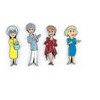 The Golden Girls 4-Piece Enamel Pin Set | Rose | Blanche | Sophia | Dorothy - 2 of 4