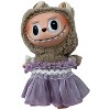 Doll Clothes Superstore Lavender Ruffles & Blooms: Frilly Skirt and Flower Trim Hat Set for 17.5 cm Labubu Dolls - 3 of 4