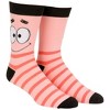 Adult SpongeBob and Patrick Striped 2-Pair Pack of Crew Socks - 4 of 4