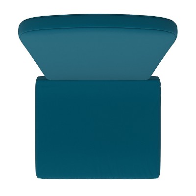 Teal High-Back Adirondack Chair Cushions for Indoor/Outdoor Use