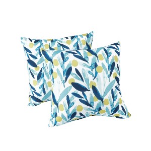 Kumasinova 18" Pillows Standard Size Set of 2,Waterproof Fade Resistant Bed Pillows for Patio,Garden&Poolside,Decorative Pillows for Bed - 1 of 4