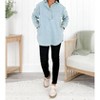 Women's Collared Denim Tunic - Heyson - 4 of 4
