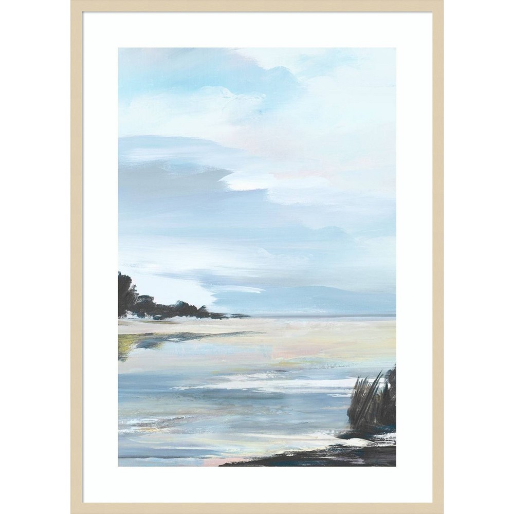 Photos - Wallpaper Amanti Art 30"x41" Saltwater II by Lera Wood Framed Wall Art Print