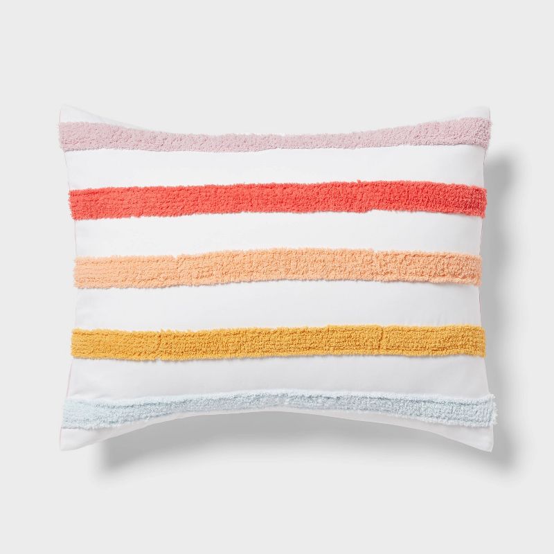 Kids' Comforter Set Placed Rainbow - Pillowfort™, 5 of 9