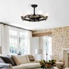 Bella Depot Wood Ceiling Fan with Light and Remote - 2 of 4