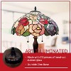 Amora Lighting Vintage Tiffany Style 2 Light Roses Table Lamp 24" Tall - 3 of 4