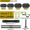 Adjustable Dumbbell Set, 66/88Lbs Free Weights Set with Connector, 4 In 1 Weight Set Used As Barbell, Kettlebells - 2 of 4