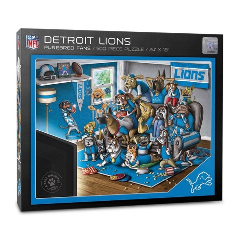 Detroit Lions Fuzzy Dice