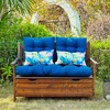 ARTPLAN All Weather Chair Outdoor Cushions Settee Loveseat Bench Cushions Set of 5 Wicker Tufted Pillow for Patio Outdoor Furniture - 2 of 4