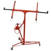 KTMBDW Drywall Lift 16FT Heavy Duty, 150lb Capacity Sheetrock Hoist with Telescopic Arm & Locking Wheels, Steel Panel Lifter for Ceiling Installation - 2 of 4