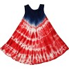 Riviera Sun Girls Flag Sundress - Tie Dye American Flag Beach Cover Up - 2 of 2