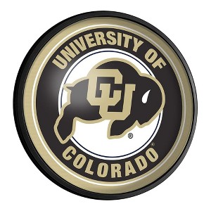 College Round Slimline Lighted Wall Sign - 1 of 1