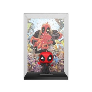 Funko POP! Comic Cover Marvel Deadpool in Black Suit Figure - 1 of 3