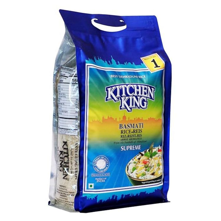 Kitchen King White Basmati Rice - 10 lb, 3 of 3