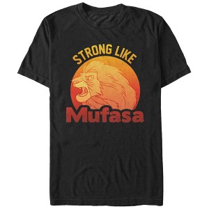 Men's Lion King Strong Like Mufasa T-Shirt - 1 of 4