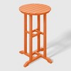 WestinTrends Malibu 37" All Weather HDPE Outdoor Patio Counter Height Bistro Table - Round - 4 of 4