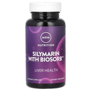 MRM Nutrition Silymarin with Biosorb, 60 Vegan Capsules (250 mg per Capsule) - 1 of 4