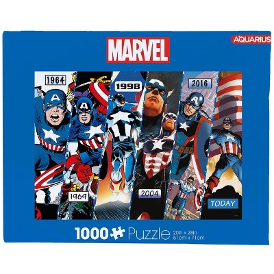 Marvel Avengers Team Captain America Jigsaw Puzzle 1000 Pieces Small Size NEW!