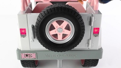 Our Generation Off Roader 4x4 With Electronics Gray Target