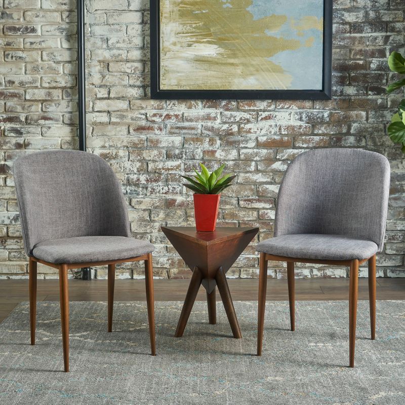 Set of 2 Anastasia Dining Chair Light Gray - Christopher Knight Home, 3 of 6