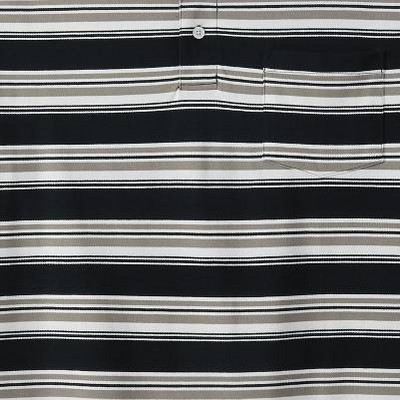 black ground multi stripe