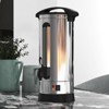 60 Cups Coffee Urn,10 L/2.6 gal Double Wall Commerical Coffee Maker for Gathering,Large Capacity Coffee Dispenser,Stainless Steel Hot Water Urn - 3 of 4