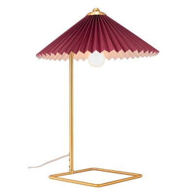 Zuo Charo Table Lamp Red & Gold