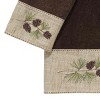 Avanti Linens Pine Branch 3-Piece Towel Set - 3 of 3