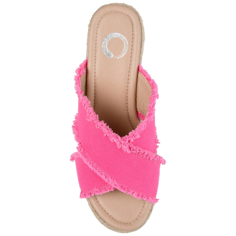 Journee Collection Womens Shanni Tru Comfort Foam Wedge Heel Espadrille Sandals, 5 of 11