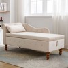 CAVINAS Storage Bench Storage Organizer Ottoman Velvet Lounge Chair for Bedroom with Storage - 2 of 4