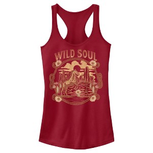 Juniors Womens Lost Gods Wild Soul Racerback Tank Top - 1 of 4