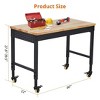 Acekool Height Adjustable Workbench on Wheels - 2 of 4