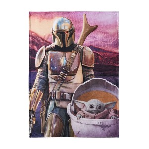 46"x60" Star Wars Mandalorian Kids' Throw Blanket - 1 of 4