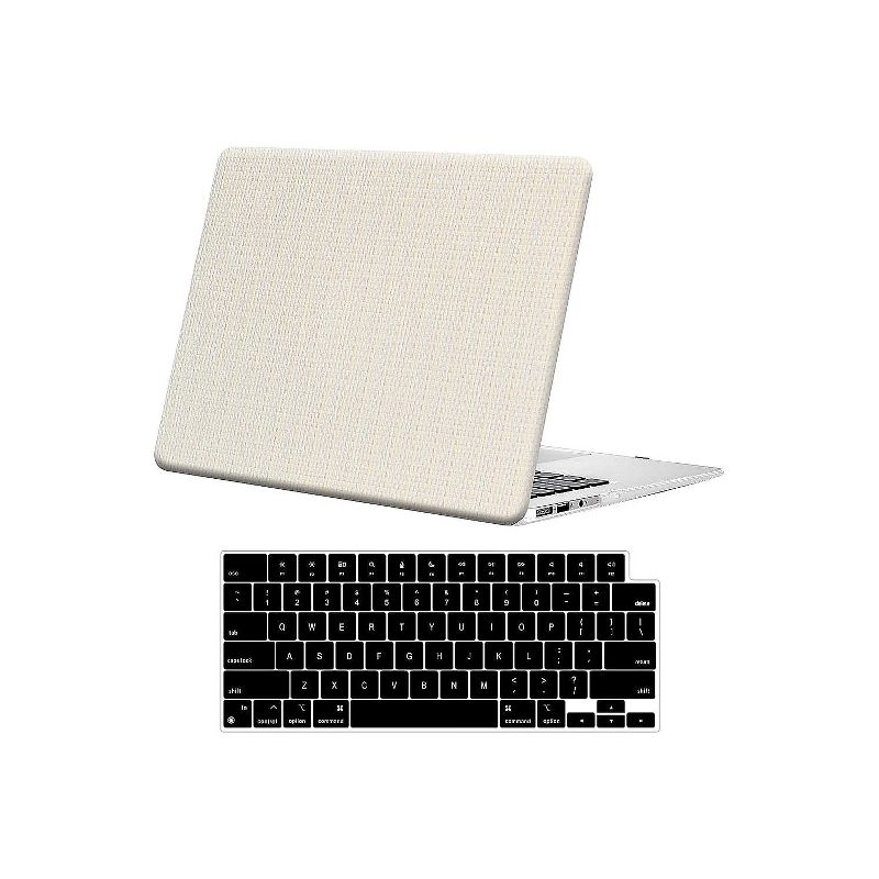 SaharaCase Woven Laptop Case for Apple MacBook Air 13.6" M2 Chip Laptops Beige (LT00013), 1 of 7