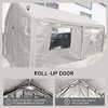 10x20 FT Outdoor Carport, Heavy Duty Car Canopy With Roll-up Door and Sidewalls, Portable Garage Party Tent Boat Shelter for Car Truck SUV Boat - 4 of 4