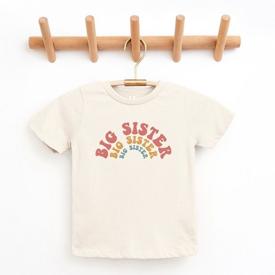 The Juniper Shop Big Sister Stacked Curved Toddler Short Sleeve Tee