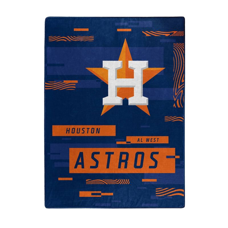 MLB Houston Astros Digitized 60 x 80 Raschel Throw Blanket, 1 of 4