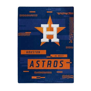 MLB Houston Astros Digitized 60 x 80 Raschel Throw Blanket