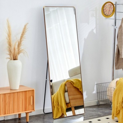 The 4th generation floor standing full-length mirror. wall mirror, bathroom makeup mirror, bedroom foyer, clothing store, wall mounted.