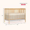 5-In-1 Convertible Crib In Natural, Greenguard Gold Certified, Fits Standard Full-Size Crib Mattress - 3 of 4