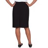 Alfred Dunner Womens Petite Classic Stretch Waist Skirt - 2 of 4