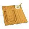 Picnic at Ascot Monogrammed Bamboo Charcuterie, Cheese & Cracker Serving Board - 3 of 3