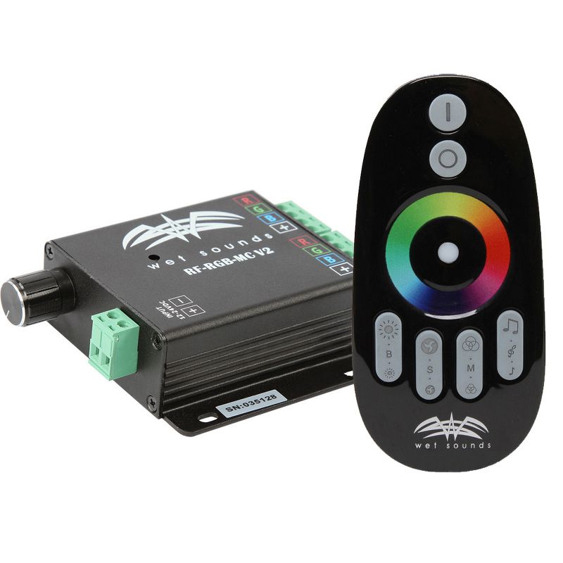 Wet Sounds RF RGB Music Controller w/Touch Activated Remote, 1 of 4