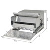 25 lbs Capacity Automatic Chicken Poultry Feeder with a Galvanized Steel and Aluminium Build, Weatherproof Design - 3 of 4