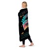 NBA San Antonio Spurs Hardwood Classics Silk Touch Faux Shearling Throw Blanket - 3 of 4